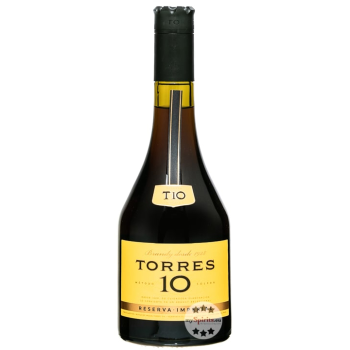 Torres: Brandy 10 / 38 % vol / 0,7 Liter-Flasche