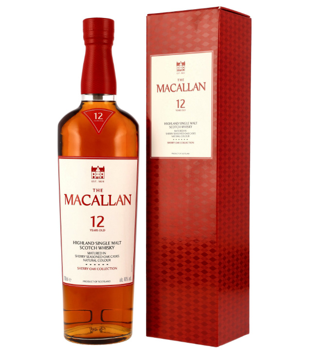 The Macallan 12 Year Sherry Oak Whisky 70cl