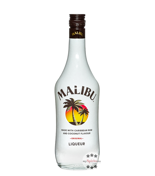 Malibu Kokos Rum Likör Festival Becher Glas 4cl 0,3l Kunststoff Milchig NEU 