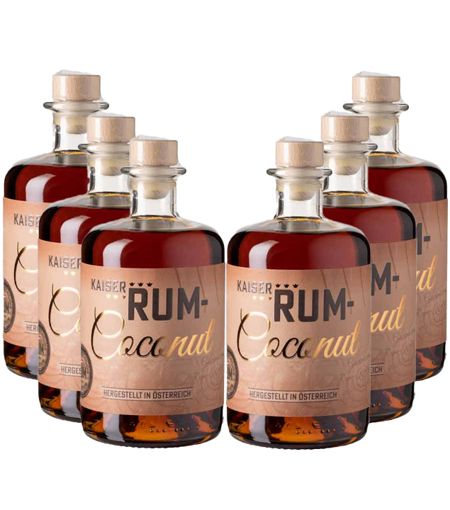 Prinz Rum-Coconut Likör mit Inländerrum – 6 Flaschen