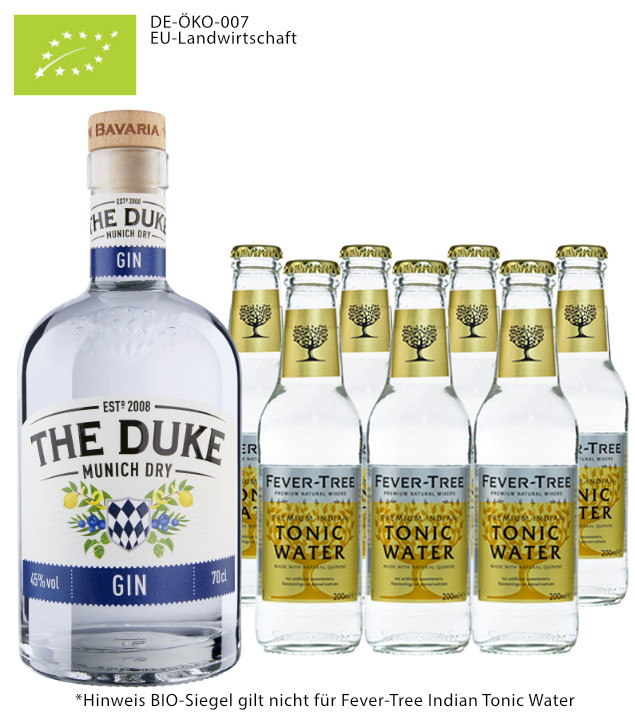 Duke Bio Gin & Fever-Tree Indian Tonic Set