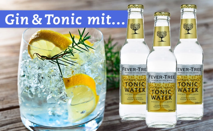 Gin Tonic mit Fever-Tree Tonic Water