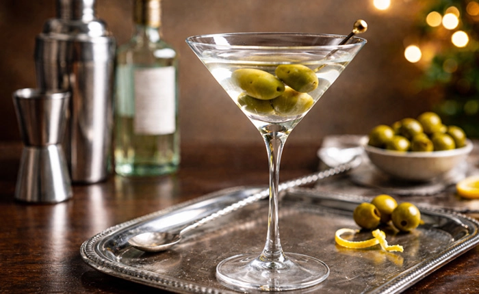 Martini Cocktail fuenf Rezepte