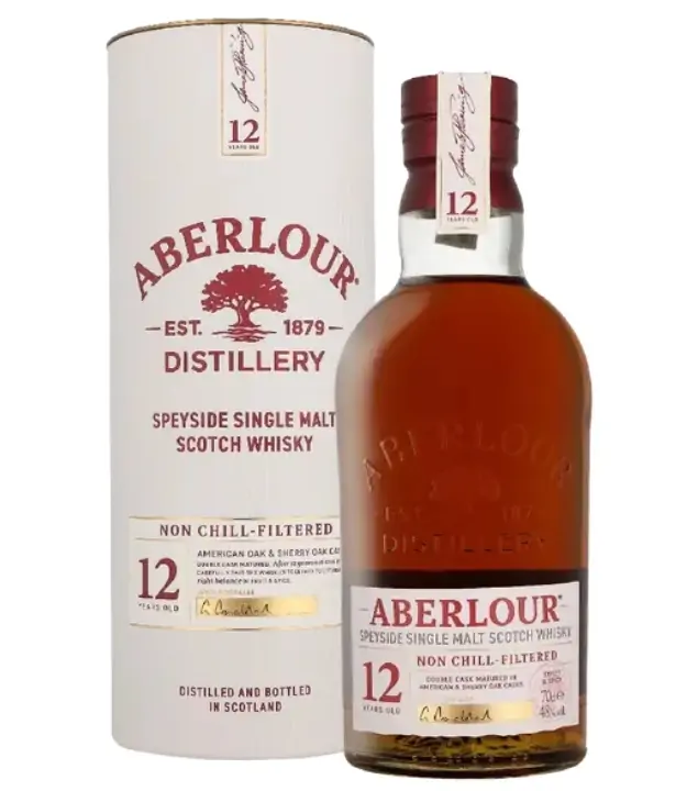 Aberlour 12 Jahre Non Chill Filtered Highland Single Malt Whisky / 48 % Vol. / 0,7 Liter-Flasche