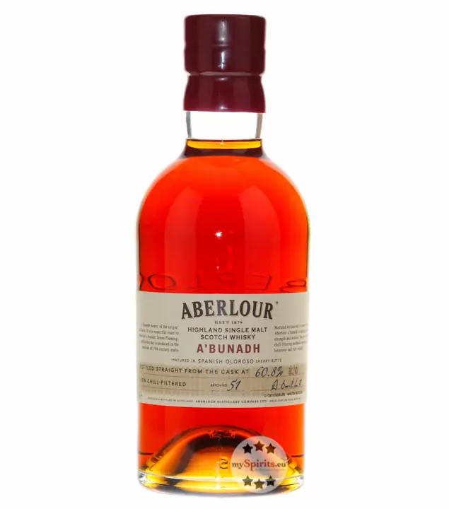 Aberlour A’Bunadh Batch No. 51 Whisky / 60,8 % Vol. / 0,7 Liter-Flasche in Geschenkbox