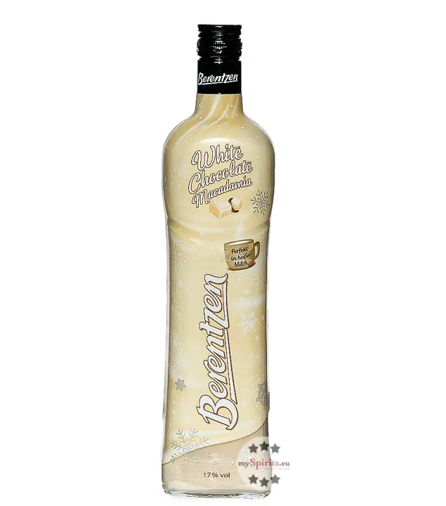 Berentzen: White Chocolate Macadamia Likör Winter Edition / 17 % Vol. / 0,7 Liter-Flasche