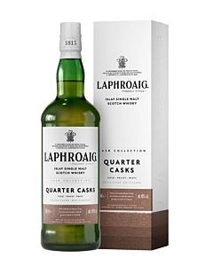 Laphroaig Quarter Cask Islay Single Malt Scotch Whisky / 48 % Vol. / 0,7 Liter-Flasche in Geschenkdose