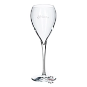 Prinz: Traditionslikör Glas mit Prinz-Gravur (Glas mit Stiel) / H: 20 cm 