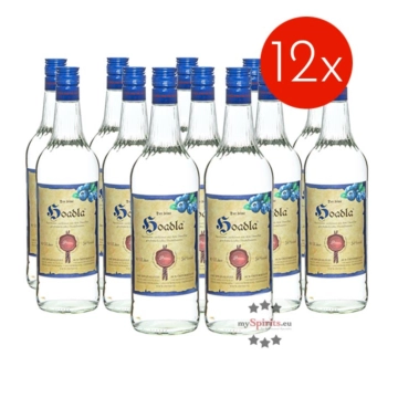 Prinz: Hoadla - fruchtig milder Heidelbeer-Schnaps / 34 % Vol. / 12 x 1,0 Liter - Flasche