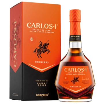 Carlos l Brandy de Jerez Solera Gran Reserva / 40 % Vol. / 0,7 Liter-Flasche in Geschenkbox