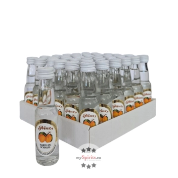 36 x Prinz Marillen-Schnaps Mini / 40 % vol / 36 x 0,02 Liter-Flasche