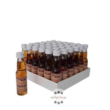 36 x Prinz Rum-Coconut Likör mit Inländerrum Mini / 40 % vol / 36 x 0,02 Liter-Flasche