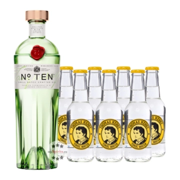 Tanqueray No.10 Gin (47,3 % vol. / 0,7 Liter) & 7 x Thomas Henry Tonic Water (0,2 Liter) inkl. 1,05 € Pfand
