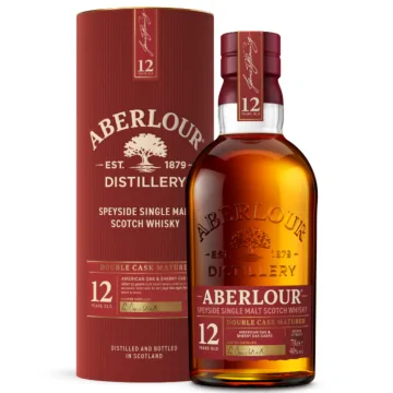 Aberlour 12 Jahre Double Cask Matured Whisky / 40 % Vol. / 0,7 Liter-Flasche in Geschenkbox