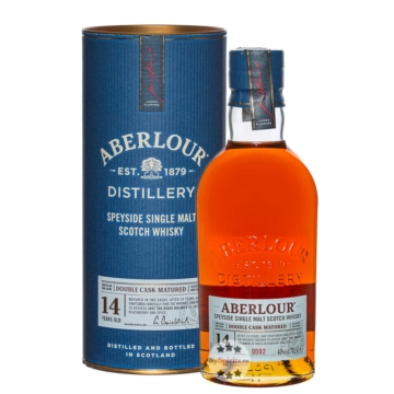 Aberlour 14 Jahre Double Cask Matured Speyside Single Malt Scotch Whisky / 40 % Vol. / 0,7 Liter-Flasche in Geschenkdose