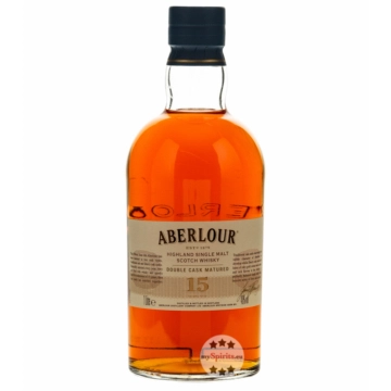 Aberlour 15 Jahre Double Cask Matured Whisky / 40 % Vol. / 1 Liter-Flasche in Geschenkbox