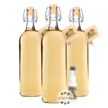 3 x Prinz: Alte Haselnuss Kombi / 41 % Vol. / 3 x 1,0 Liter-Flasche + 1 x gratis 0,02 Liter Miniatur 