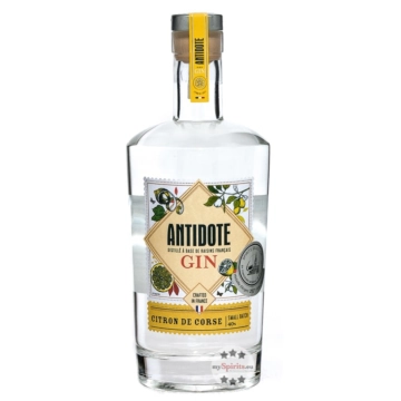 Antidote Gin Citron de Corse / 40 % vol / 0,7 Liter-Flasche