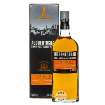 Auchentoshan American Oak Lowland Single Malt Scotch Whisky / 40 % Vol. / 0,7 Liter-Flasche in Geschenkkarton
