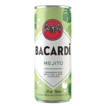 Bacardi Mojito RTD / 10 % vol / 0,25 Liter-Dose inkl. 0,25 € Pfand