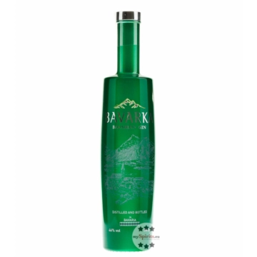 Bavarka Gin – Bavarian Gin, Distilled Gin by Lantenhammer / 46 % vol. / 0,7 Liter-Flasche