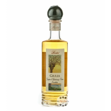 Distillerie Berta Giulia - Grappa di Chardonnay e Cortese Invecchiata / 40 % vol. / 0,2 L Flasche 