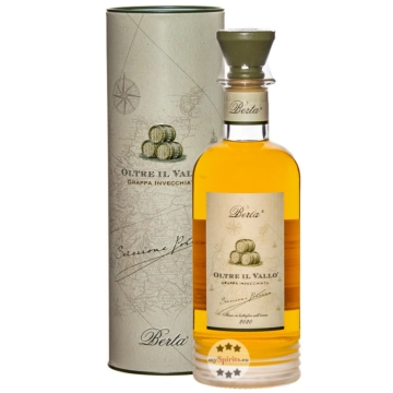 Distillerie Berta Oltre Il Vallo - Grappa Invecchiata aus dem Whisky-Fass / 43 % vol. / 0,7 Liter-Flasche in Geschenkdose