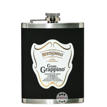 Bertagnolli Gran Grappino Riserva Grappa / 42 % vol / 0,2 Liter-Flachmann