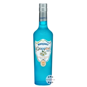 Bertagnolli Grappino Twist Camomilla & Sambuco / 28 % vol / 0,5 Liter-Flasche