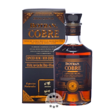 Ron Botran Cobre Spiced / 45 % Vol. / 0,7 Liter-Flasche in Karton
