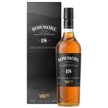Bowmore 18 Jahre Islay Single Malt Scotch Whisky / 43 % Vol. / 0,7 Liter-Flasche in Geschenkkarton