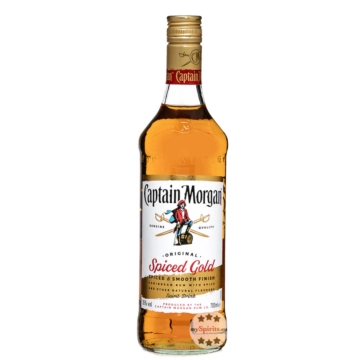Captain Morgan Original Spiced Gold / 35 % Vol. / 0,7 Liter-Flasche