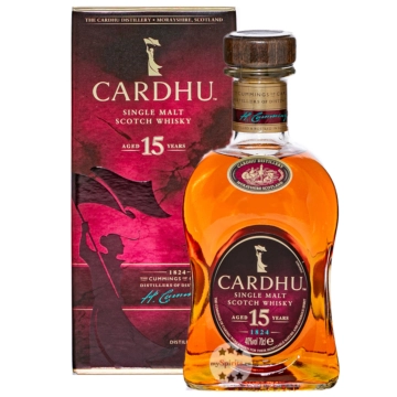 Cardhu: 15 Years Single Malt Scotch Whisky in Geschenkbox / 40% Vol. / 0,7 l Flasche