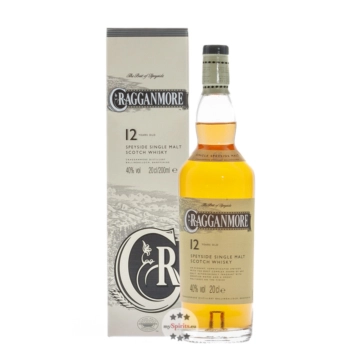 Cragganmore 12 Years Old Speyside Single Malt Scotch Whisky / 40 % vol. / 0,2 Liter-Flasche