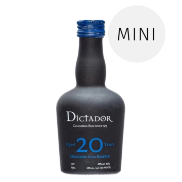 Dictador Rum aged 20 Years Miniatur / 40 % Vol. / 0,05 Liter-Flasche