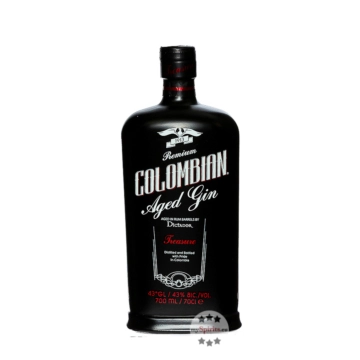 Dictador Premium Colombian Aged Gin Treasure Black / 43 % Vol. / 0,7 Liter-Flasche