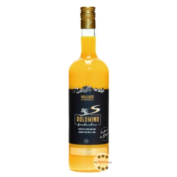 Dolomiti: Dolomino Bombardino Eierlikör mit Rum / 16 % Vol. / 1,0 Liter-Flasche