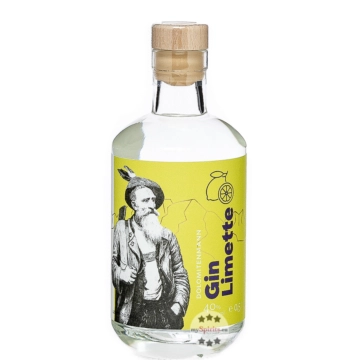 Dolomiti Alpenfeinkost: Dolomitenmann Gin Limette / 40 % vol / 0,5 Liter-Flasche