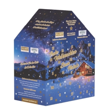 Dolomiti Adventkalender "Dolomiti meets Bertagnolli" / 15-42 % vol / 24 x 0,02 Liter-Flasche