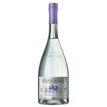 Fassbind Eau-de-Vie Prune Pflaumenbrand / 43 % vol / 0,7 Liter-Flasche