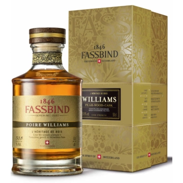 Fassbind: Poire Williams L'Héritage de Bois / 53,8 % vol. / 0,5 Liter-Flasche