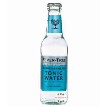 Fever-Tree Mediterranean Tonic Water / 0 % Vol. / 0,2 Liter-Flasche inkl. 0,15 € Pfand