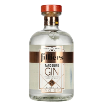Filliers Dry Gin 28 Tangerine &ndash; Gin mit Mandarine / 43,7 % vol. / 0,5 Liter-Flasche