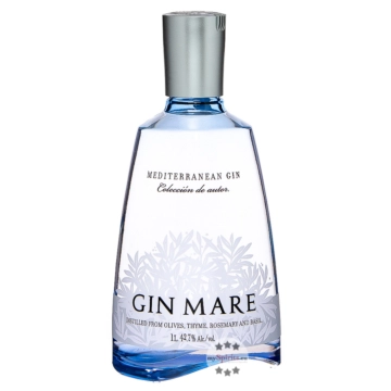 Gin Mare Mediterranean Gin / 42,7 % Vol. / 1,0 Liter-Flasche