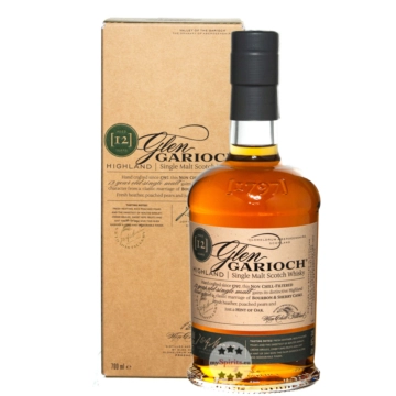 Glen Garioch 12 Jahre Highland Single Malt Scotch Whisky / 48 % Vol. / 0,7 Liter-Flasche in Geschenkkarton