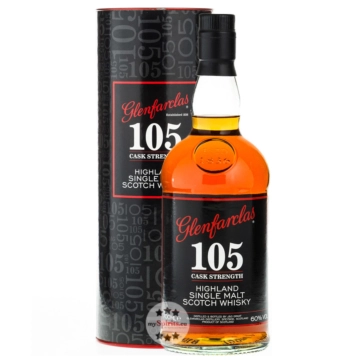Glenfarclas 105 Cask Strength Highland Single Malt Scotch Whisky / 60 % Vol. / 0,7 Liter-Flasche in Geschenkdose