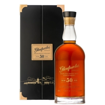 Whisky: Glenfarclas 50 Jahre Whisky / 50 % vol / 0,7 Liter-Flasche