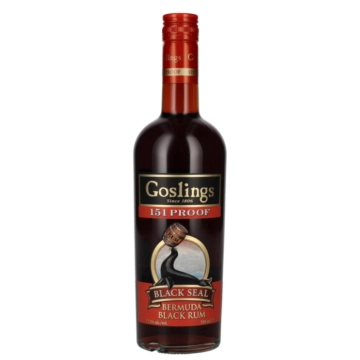 Goslings Black Seal Bermuda Black Rum 151 Proof / 75,5 % vol / 0,7 Liter-Flasche