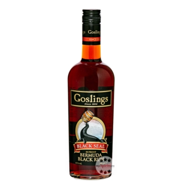 Goslings Black Seal Bermuda Black Rum 80 Proof / 40 % vol / 0,7 Liter-Flasche