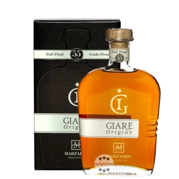 Grappa Marzadro Giare Origine Full Proof / 55 % Vol. / 0,7 Liter-Flasche in Karton